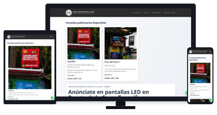 Vista previa del proyecto Publicidad Digital Anto