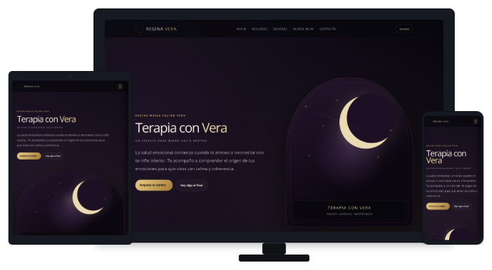 Vista previa del proyecto Terapia con Vera